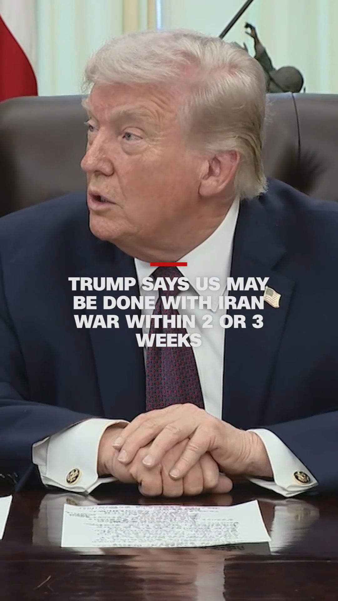 Trump says US may be done with Iran war within 2 or 3 weeks | wkyc.com