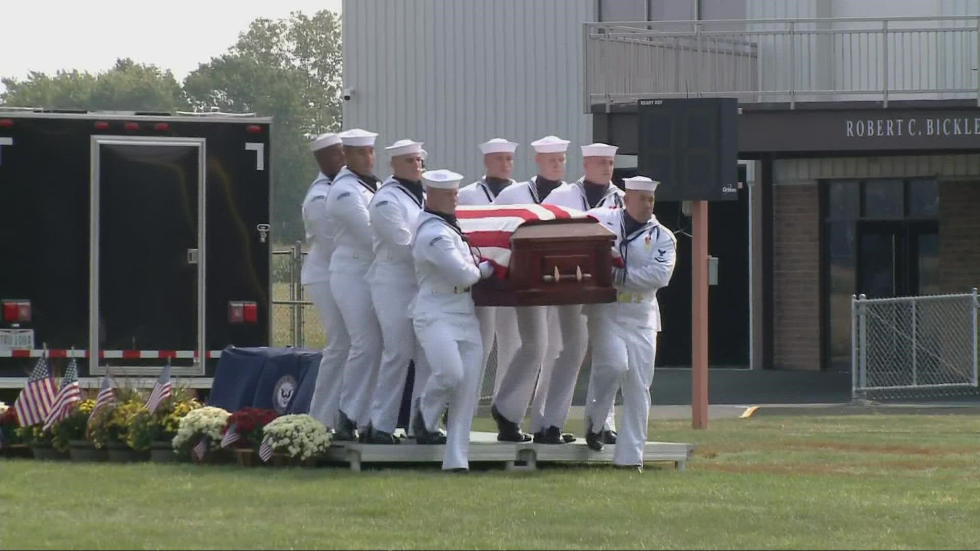 It was a somber day in Ohio as the community honored the life of Navy Corpsman Maxton Soviak, the Erie County native who was killed in Afghanistan last month.