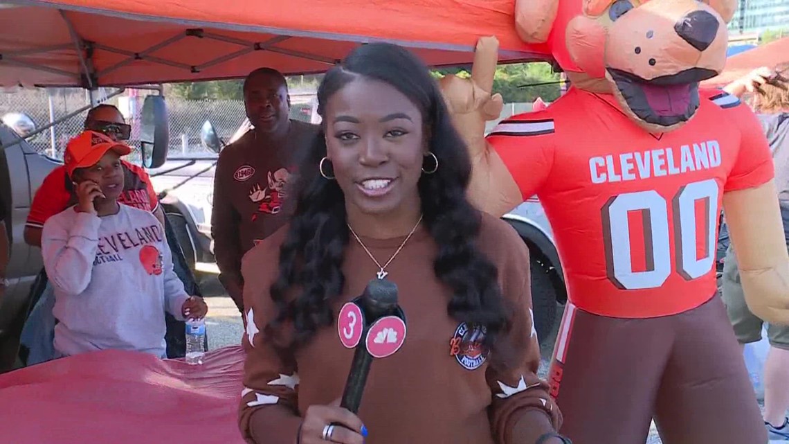 Cleveland Browns' fans show off their food and tailgates at the Muni Lot  ahead of home opener 