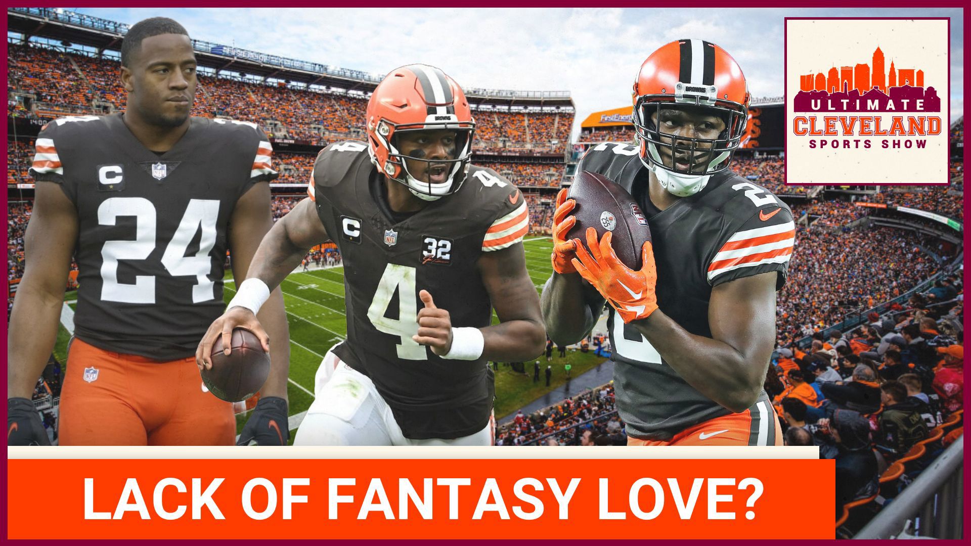 Where are the Cleveland Browns stars being ranked on a fantasy football level?