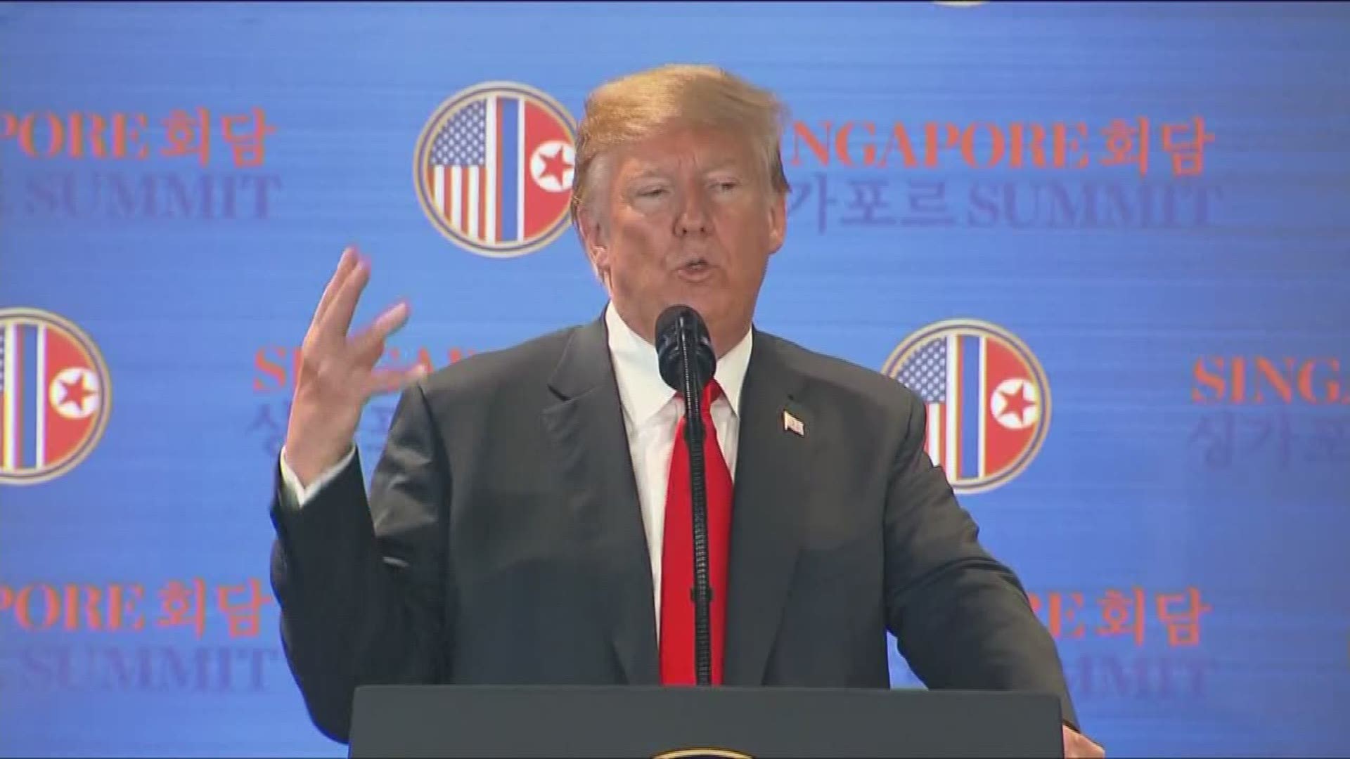 Human rights was briefly discussed during Trump-Kim summit