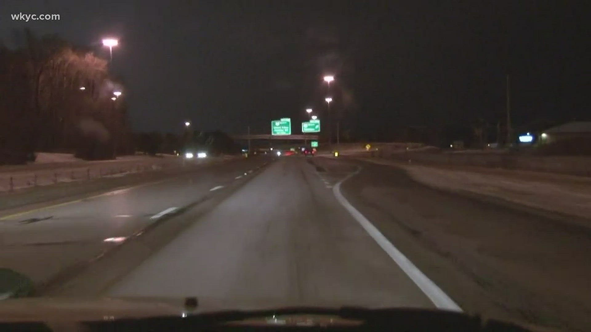 A look at the road conditions in Painesville with WKYC's Eric Sever.