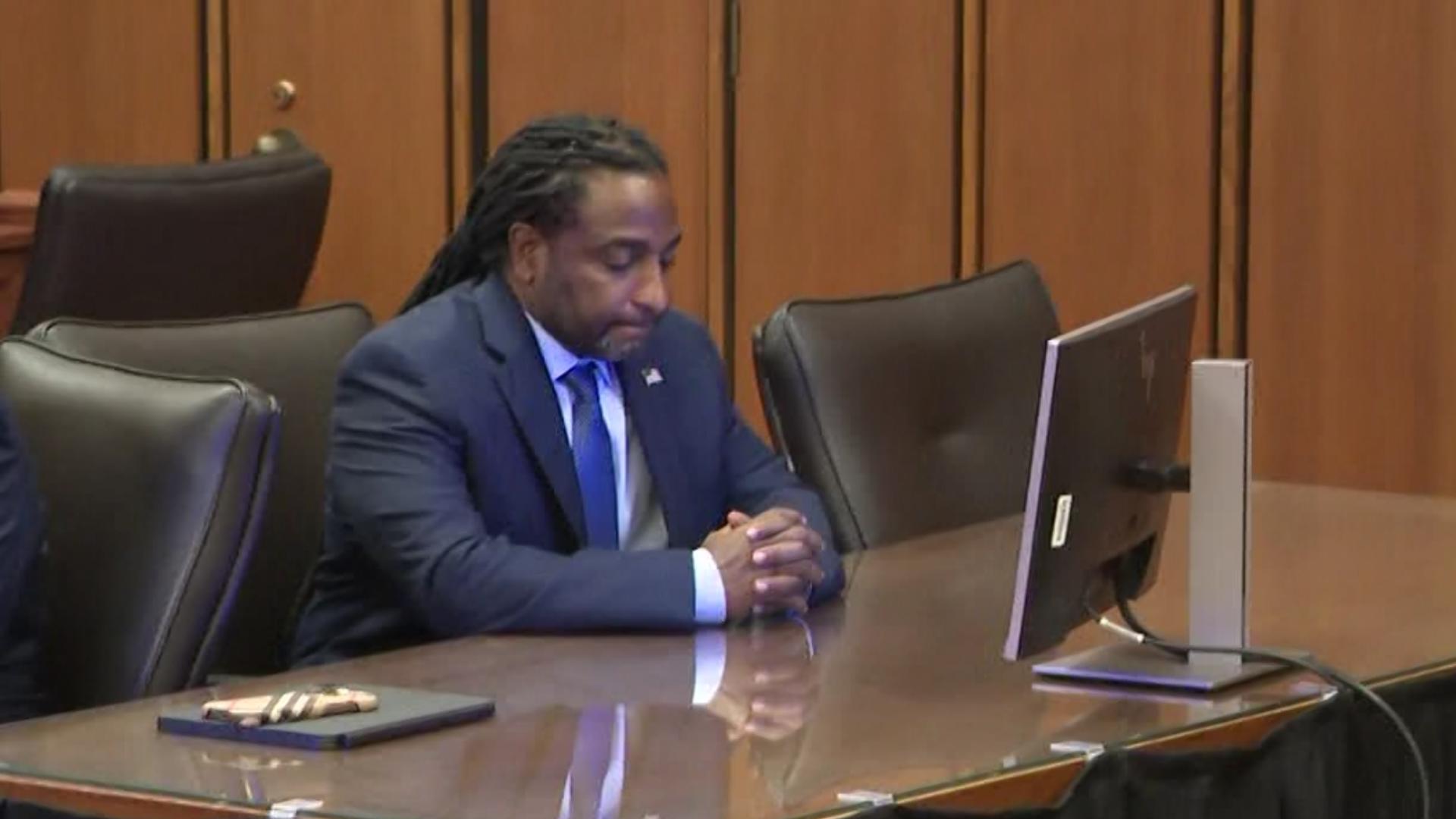 King was sentenced to three years of probation and 100 hours of community service. He must pay $27K and is 'forever disqualified' from serving in office.