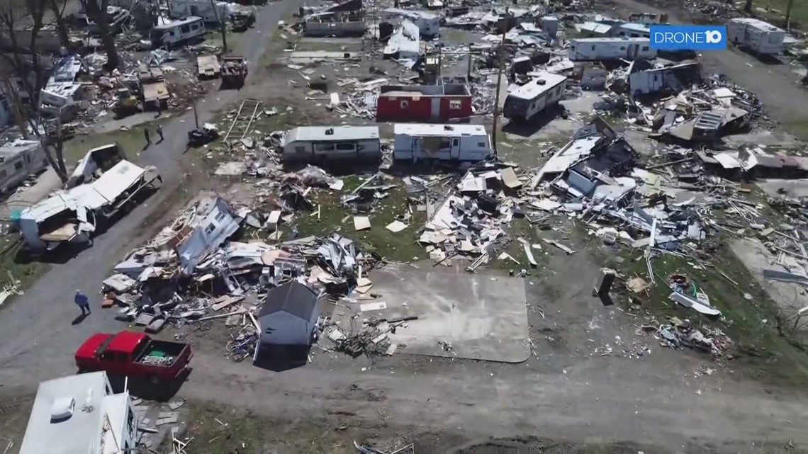Ohio Gov. Mike DeWine visits Indian Lake after deadly storm | wkyc.com