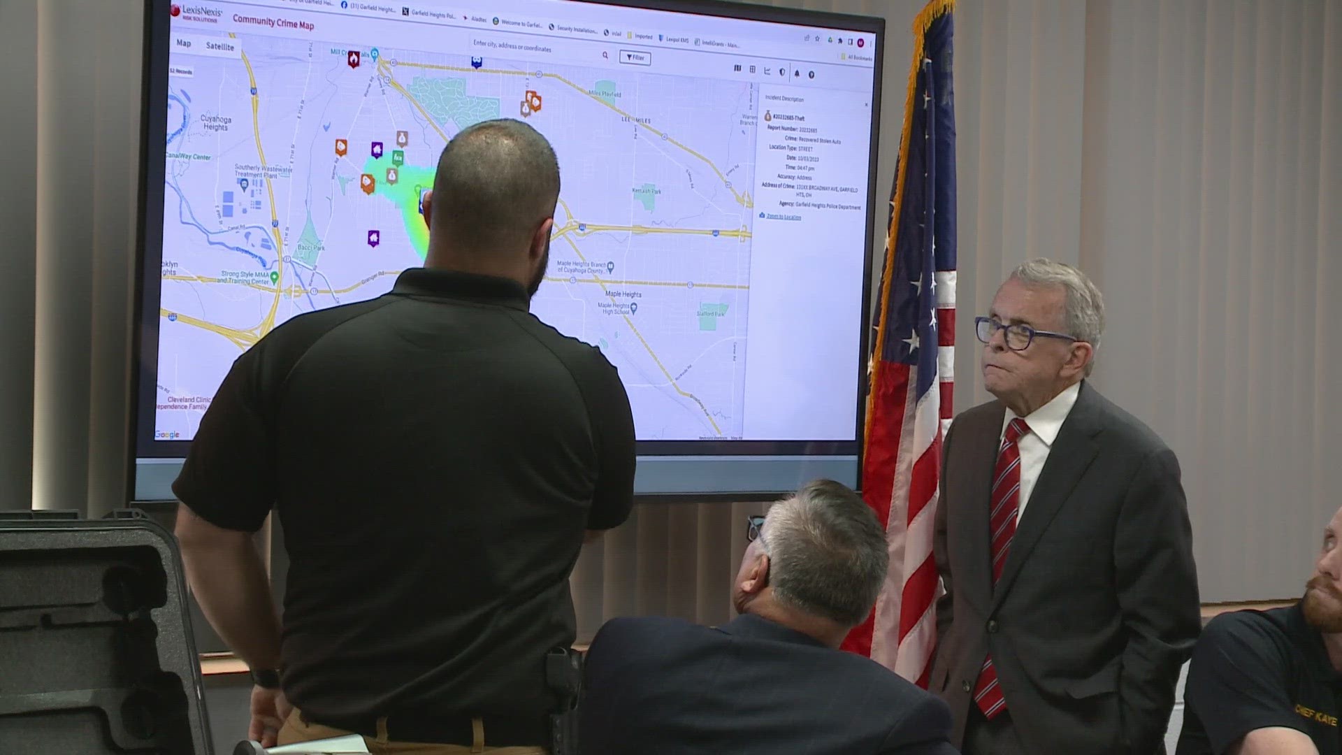 Ohio Gov. DeWine visits Garfield Heights for crime update | wkyc.com