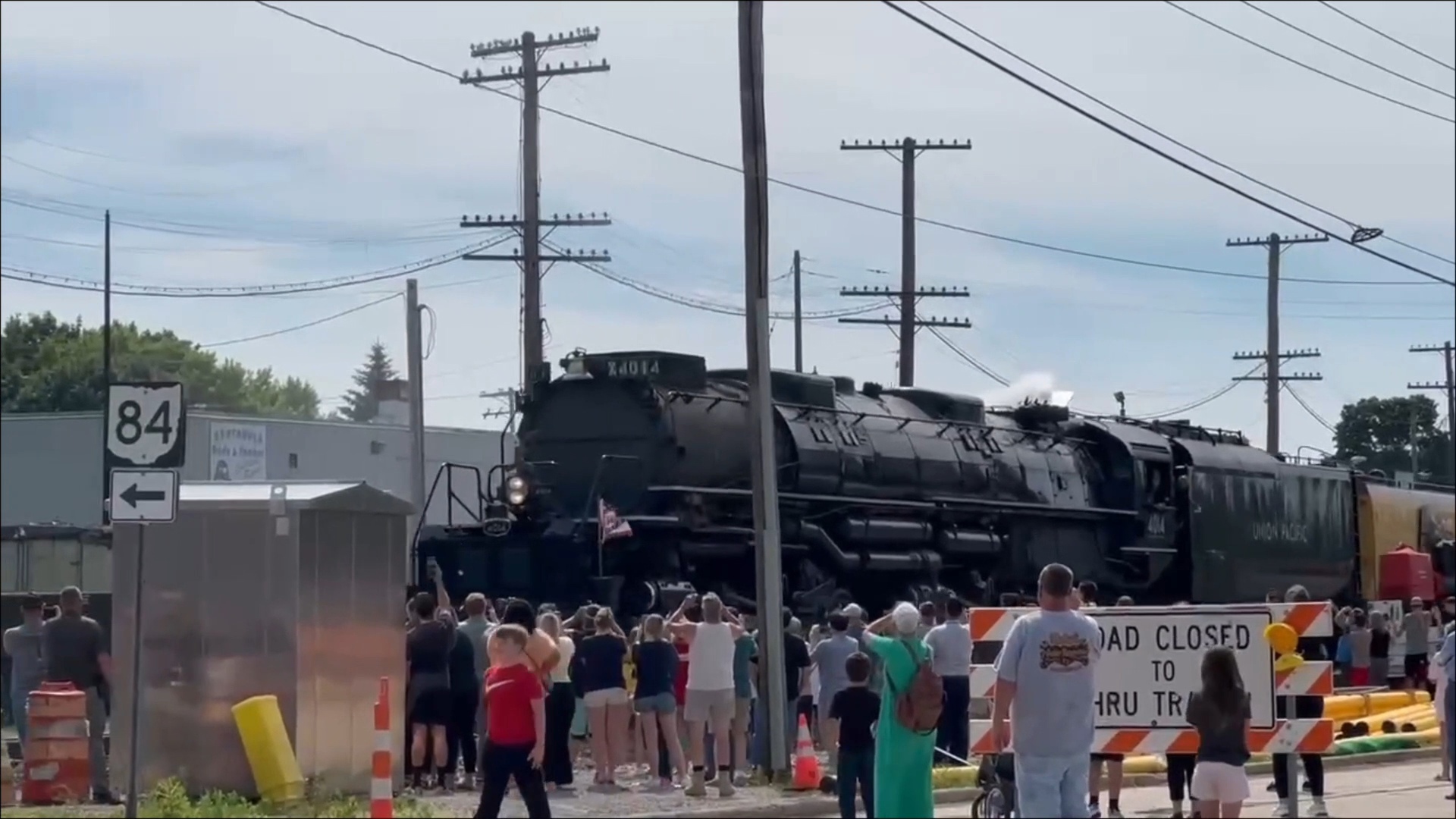 WATCH | Historic Union Pacific Big Boy locomotive No. 4014 arrives in