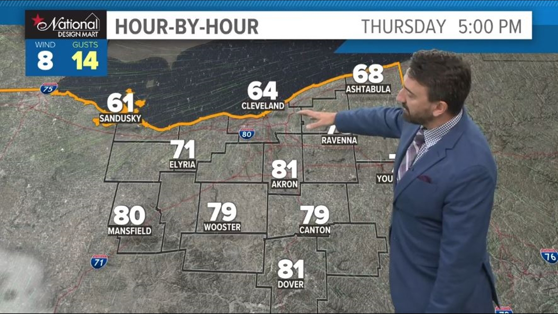 We have lots of sunshine expected today with more warm temps. Matt Wintz has the hour-by-hour details in his morning weather forecast for Thursday, May 2, 2024.