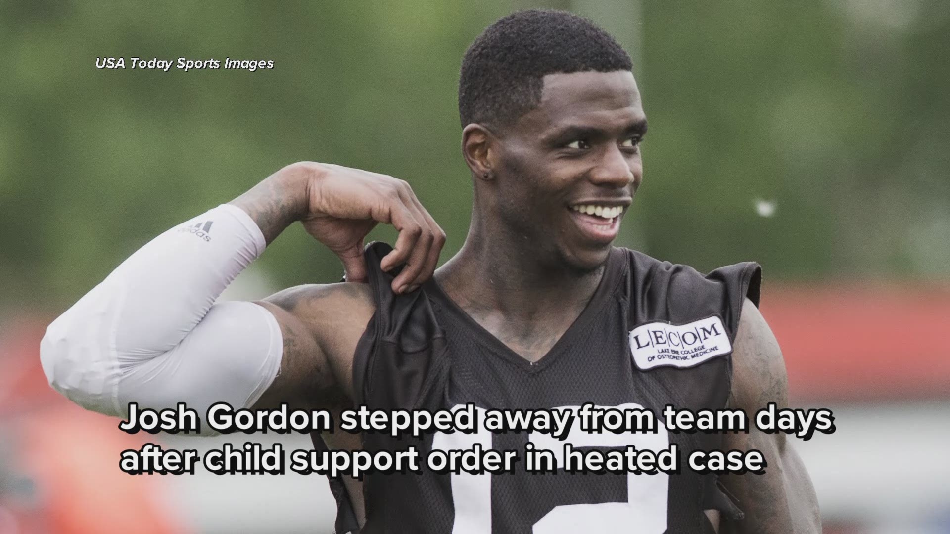 Cleveland Browns' Josh Gordon stepped away from team days after child support order in heated case