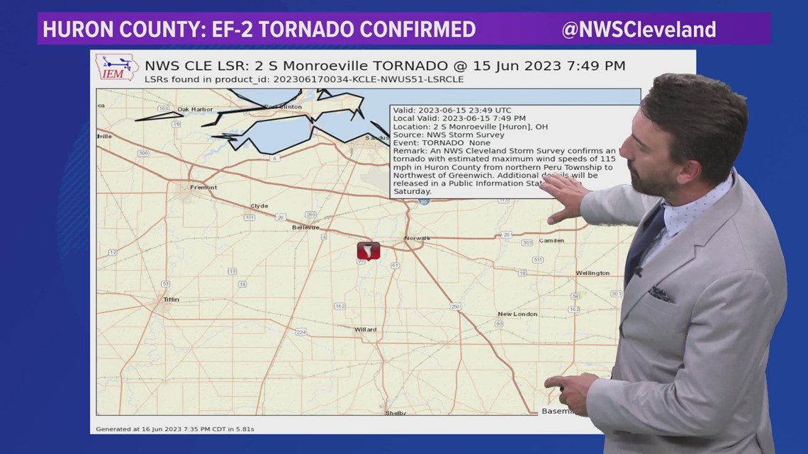 National Weather Service reports several tornadoes touched down in ...