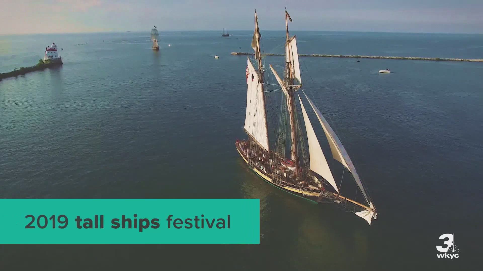 July 2019: Are you ready to set sail? The tall ships are back in Cleveland for a few days this summer -- and the aquatic event hits the water just days after the 2019 MLB All-Star Game wraps up. It's a four-day festival that runs Thursday, July 11 through Sunday, July 14 on Lake Erie near FirstEnergy Stadium -- and WKYC will be there.