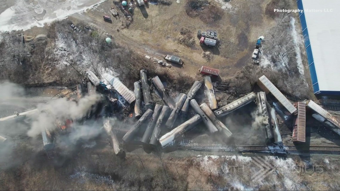 Columbiana County Sheriff warns of arrests after evacuation order issued amid East Palestine train derailment
