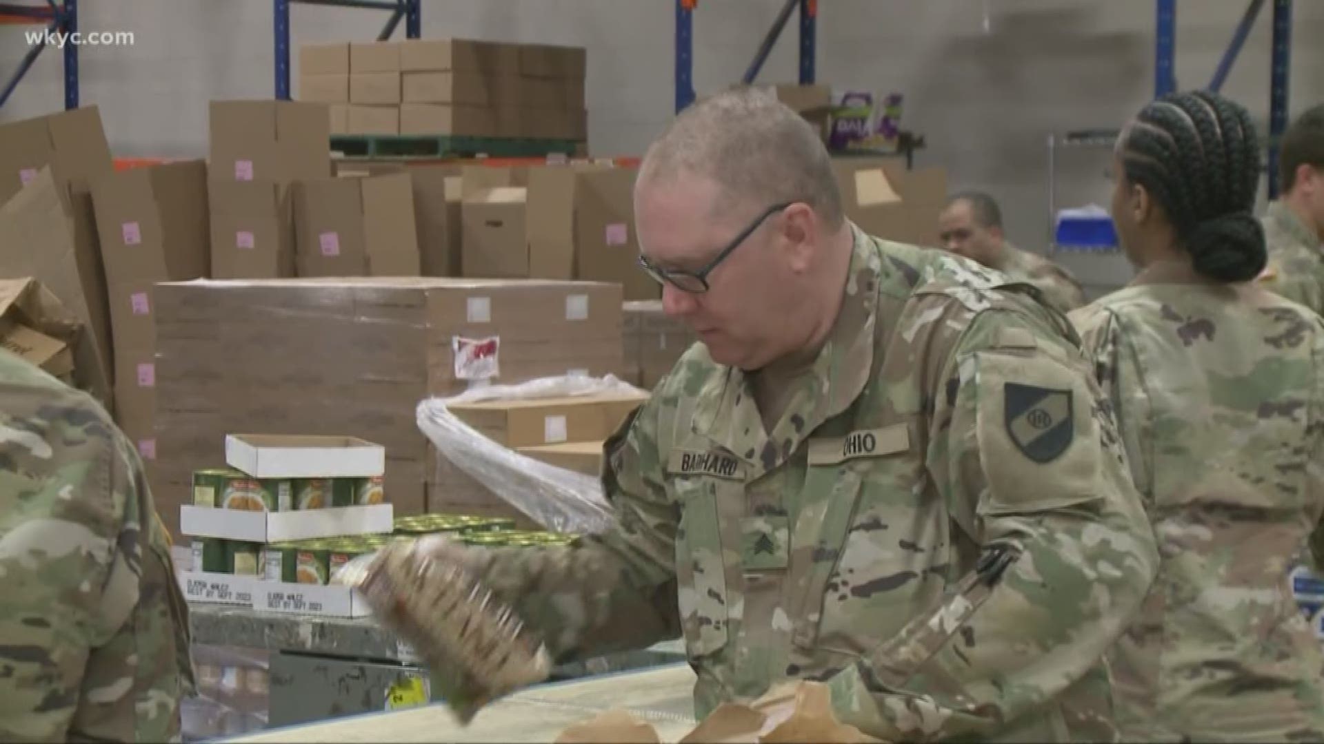 The national guard is helping food banks during this pandemic. 3News' Romney Smith gives us a look at how soldiers are lending a hand.