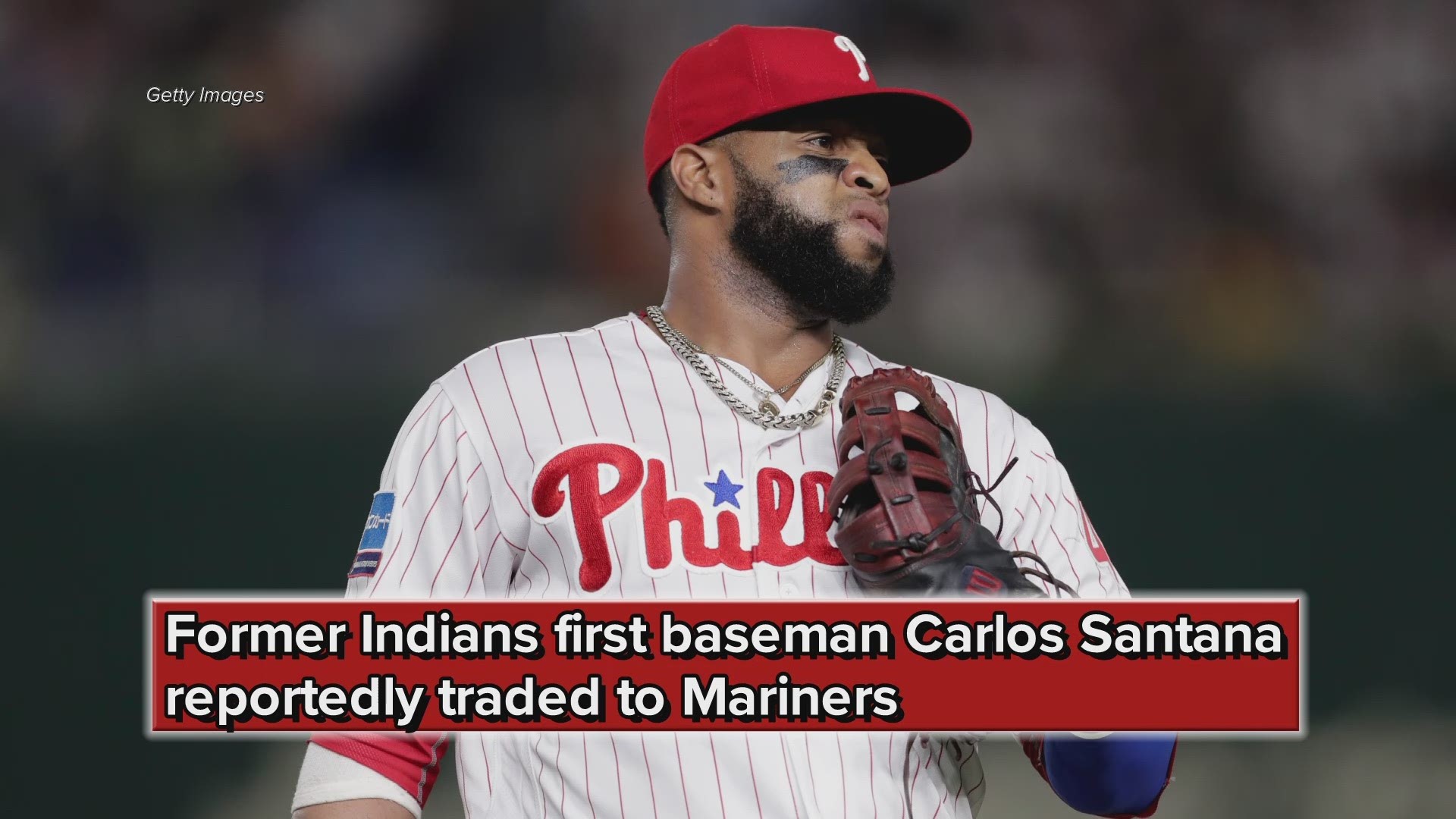Former Cleveland Indians 1B Carlos Santana reportedly traded to Seattle Mariners
