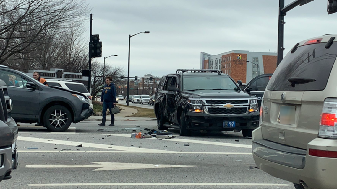 Westlake officer involved in car crash