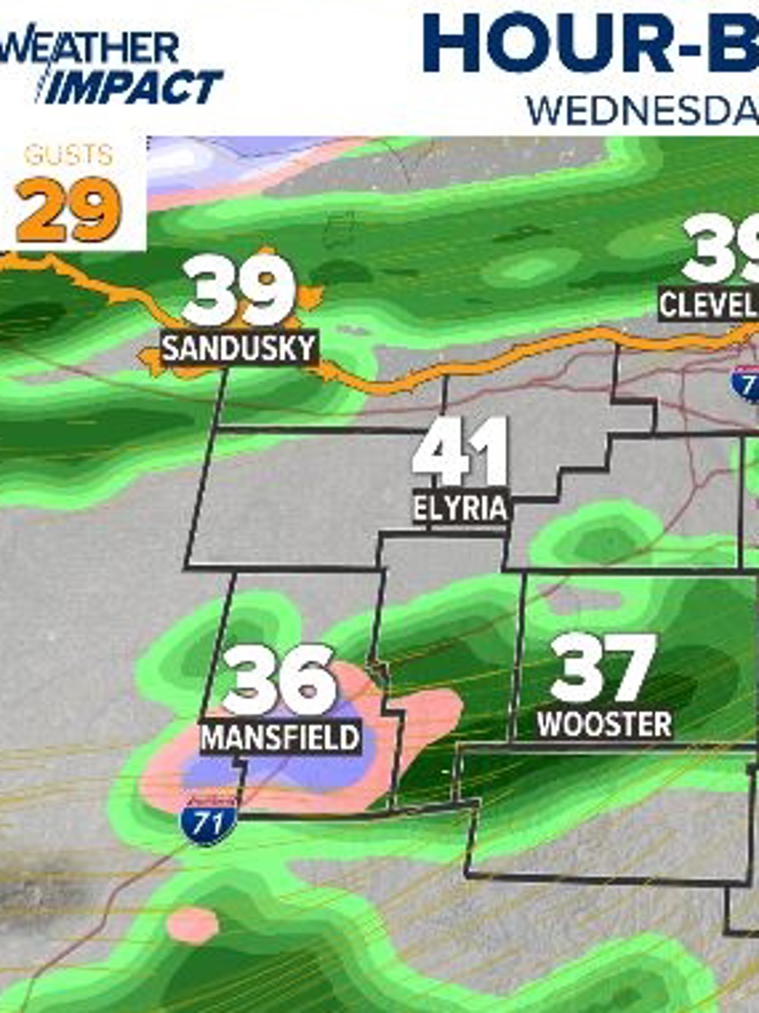 Weather Impact Alert in place for today: Expect to see snow-rain mix ...