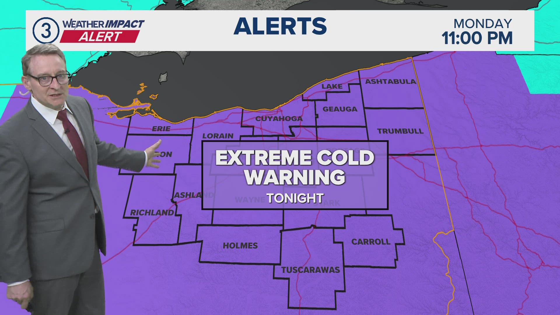 Weather Impact Alert in Northeast Ohio: Aftermath of winter storm; a ...