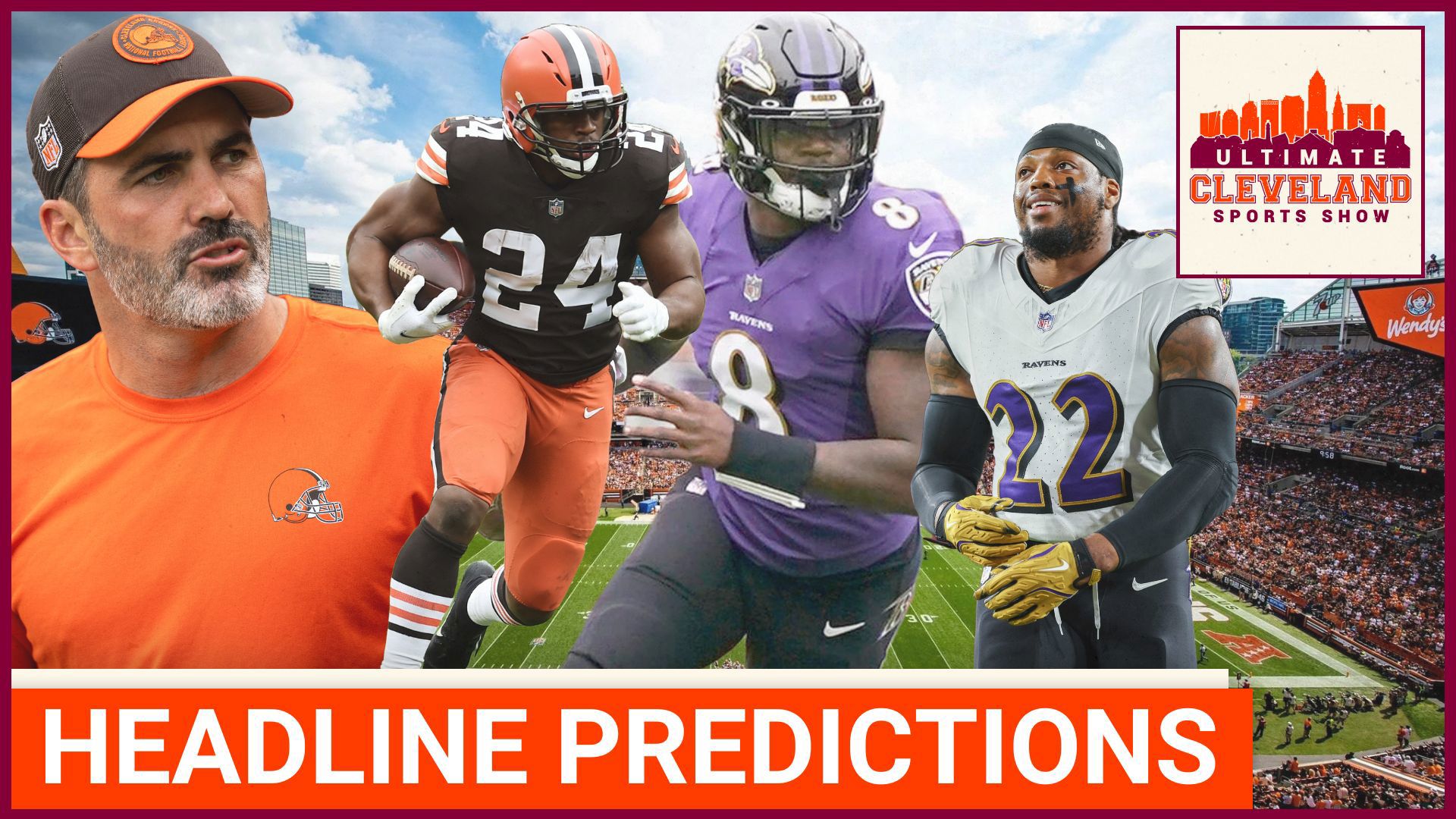 Who wins the Cleveland Browns vs. Baltimore Ravens game on Sunday. The UCSS crew gives their predictions with what Monday's headlines will be.