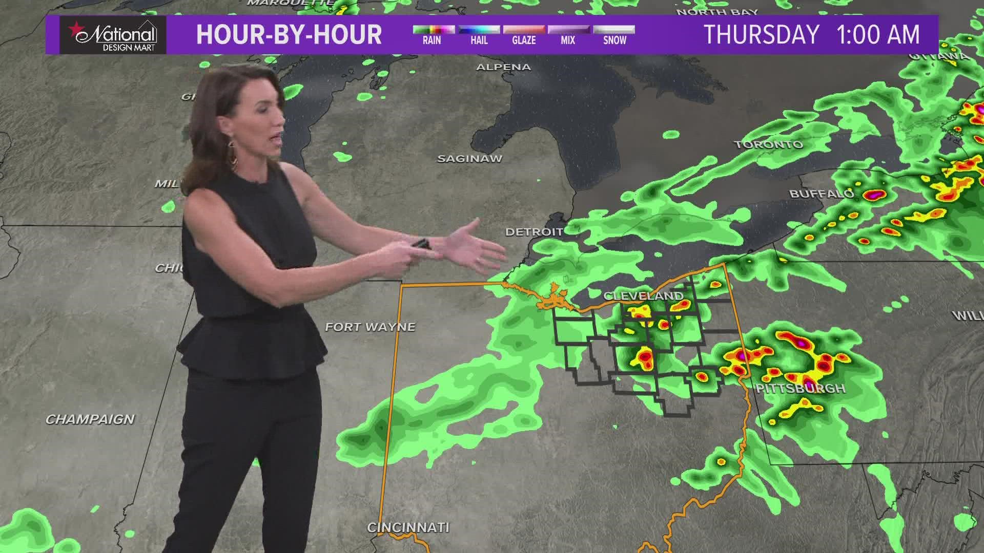 The final day of summer in Northeast Ohio will end with scattered strong to severe storms.