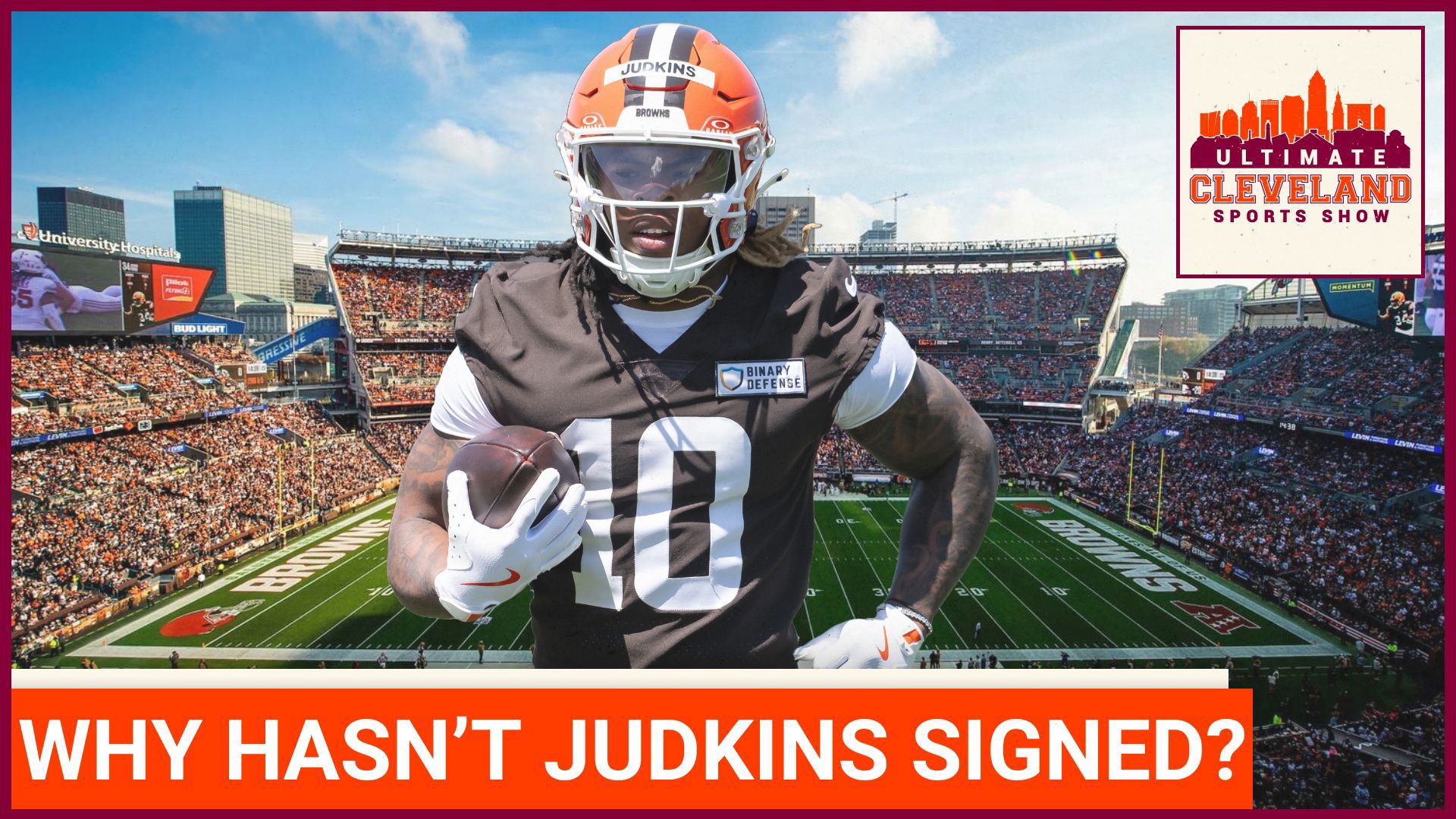 UCSS discusses with Quinshon Judkins' contract. 