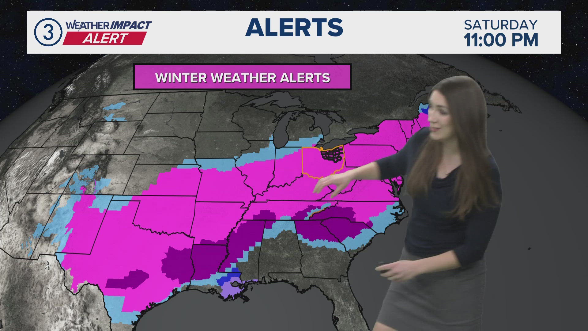 Weather Impact Alert: Northeast Ohio braces for Sunday snow storm ...