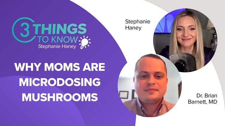 Why are moms microdosing mushrooms? A Cleveland Clinic doctor explains: 3 Things to Know with Stephanie Haney podcast
