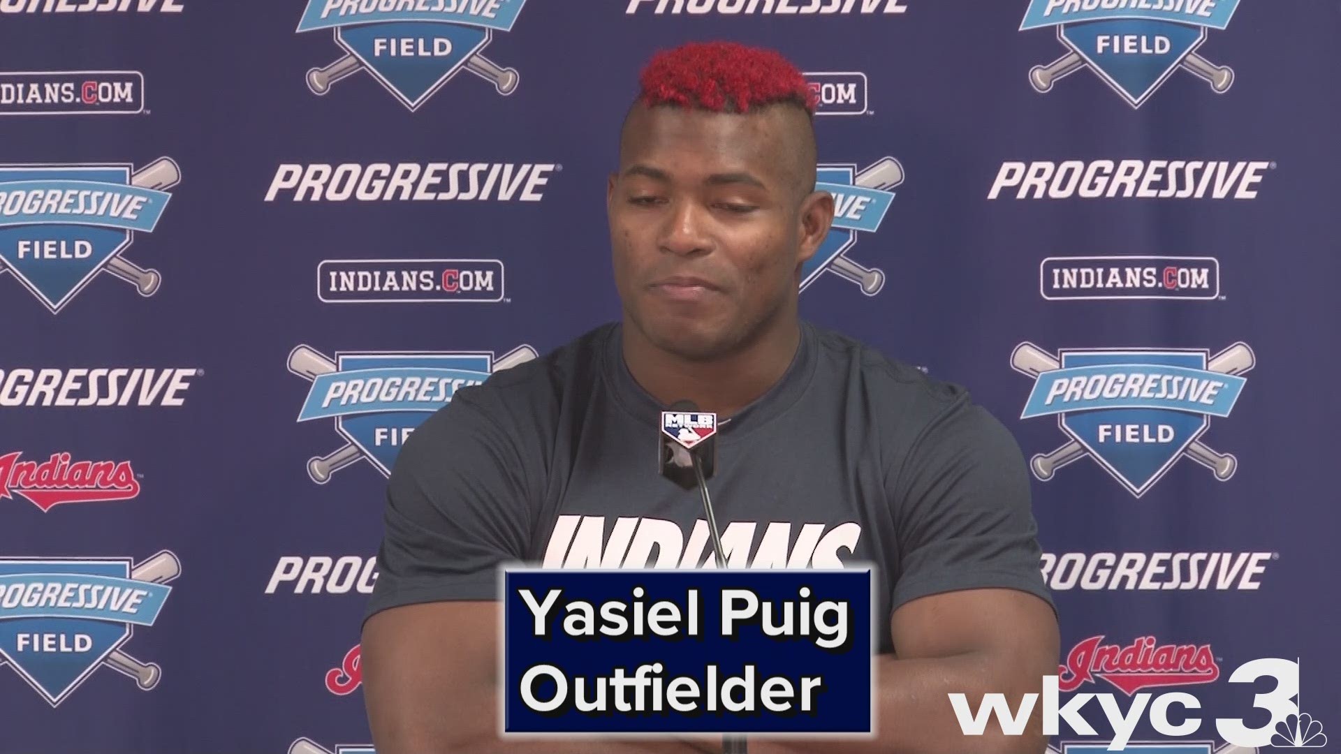 On Thursday, right fielder Yasiel Puig will make his debut as a member of the Cleveland Indians.