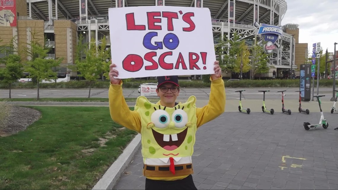 Payton Vince on X: Give me that SpongeBob statue with Oscar Gonzalez !!!  #ForTheLand  / X