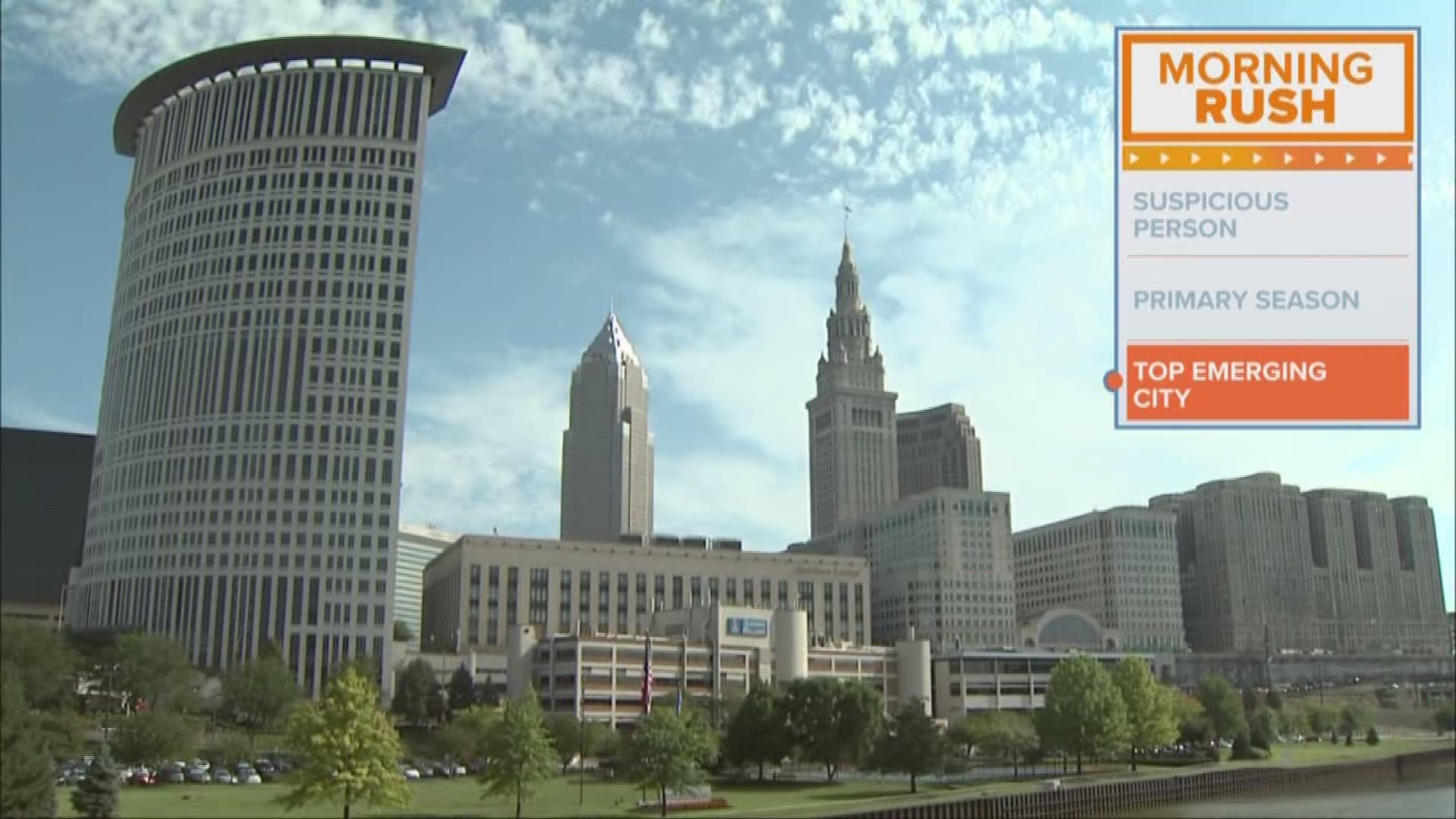 May 7, 2018: Awesome! Priceline.com has recognized Cleveland as one of the country's top 20 emerging cities.