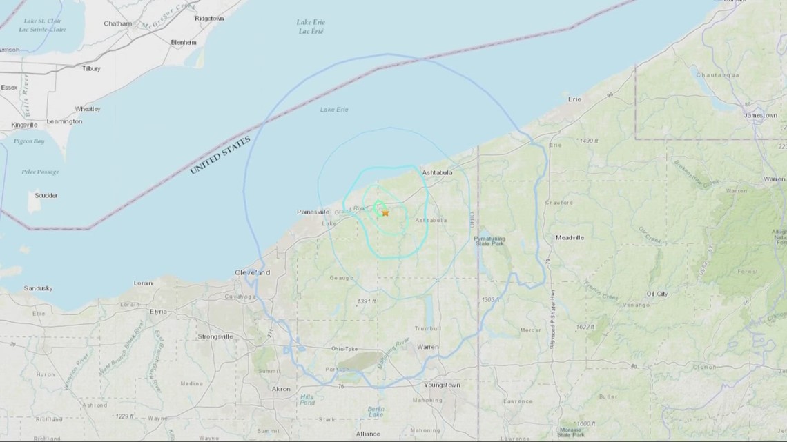 Multiple earthquakes hit Lake County | wkyc.com