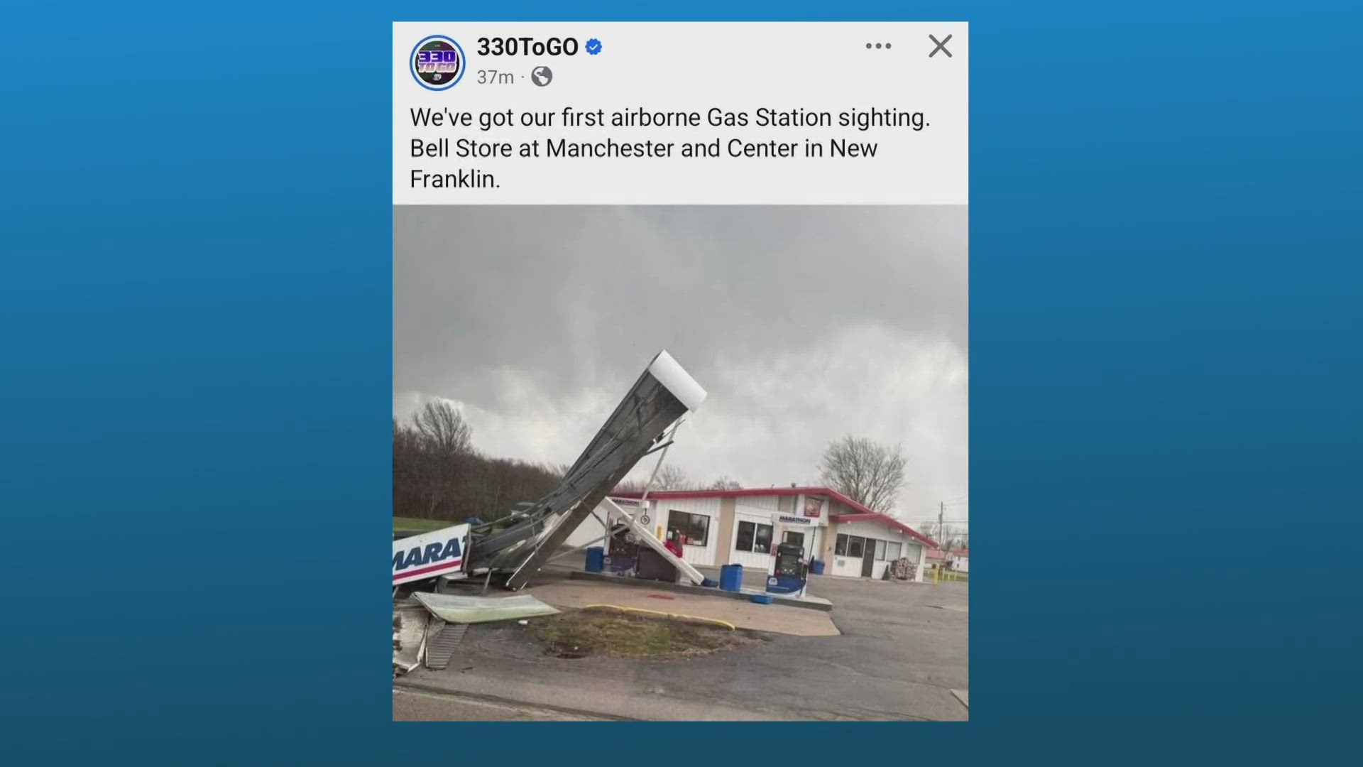 High winds cause storm damage, power outages across Northeast Ohio ...