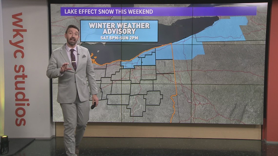 Winter Weather Advisory starts Saturday for 4 Northeast Ohio counties