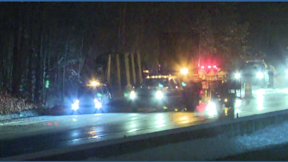 Ohio Turnpike closed overnight after commercial truck carrying calcium hypochlorite catches fire