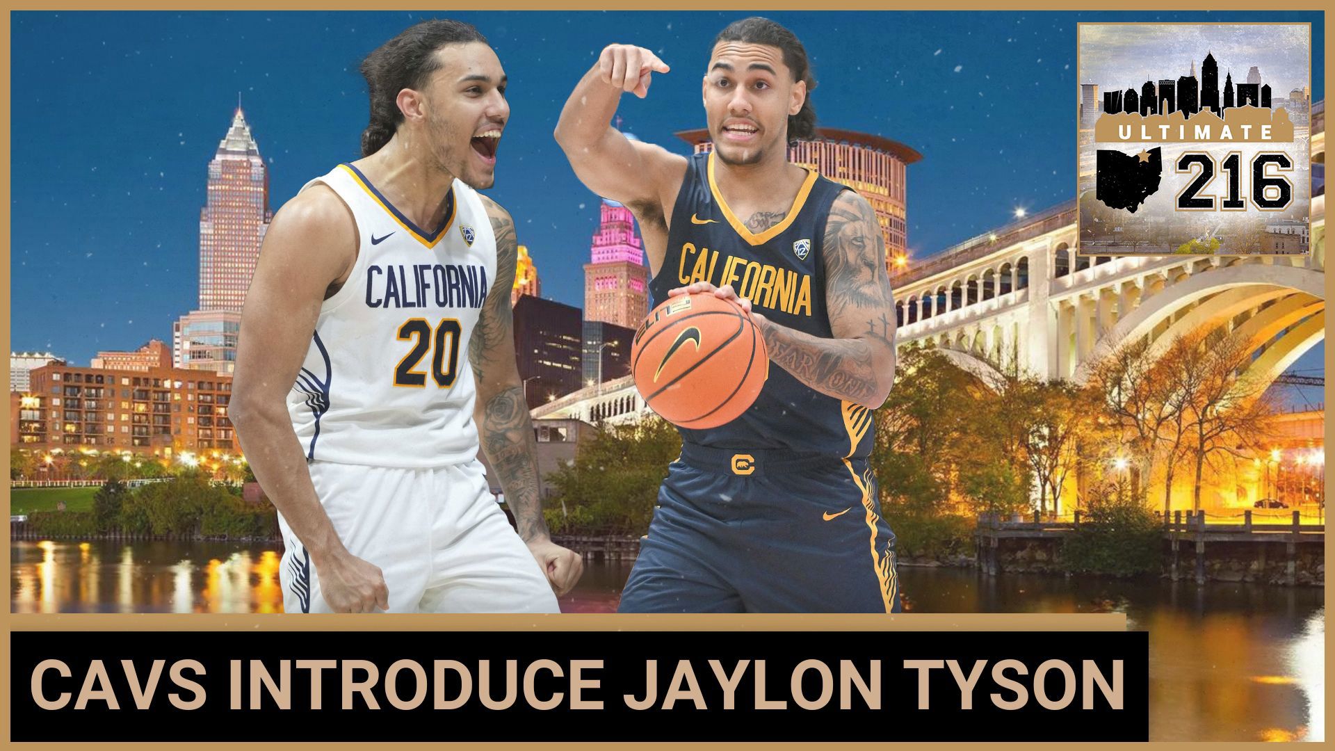 Cleveland Cavaliers introduce rookie Jaylon Tyson, who's already thinking of winning an NBA Championship with the Cavs & making the all-defensive team