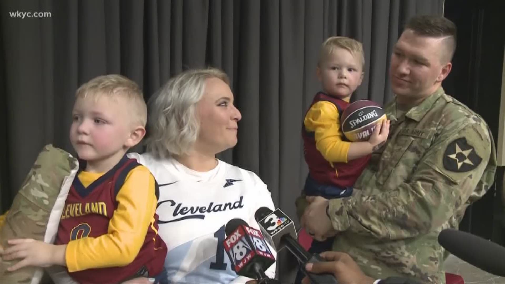 Cavs surprise family with homecoming