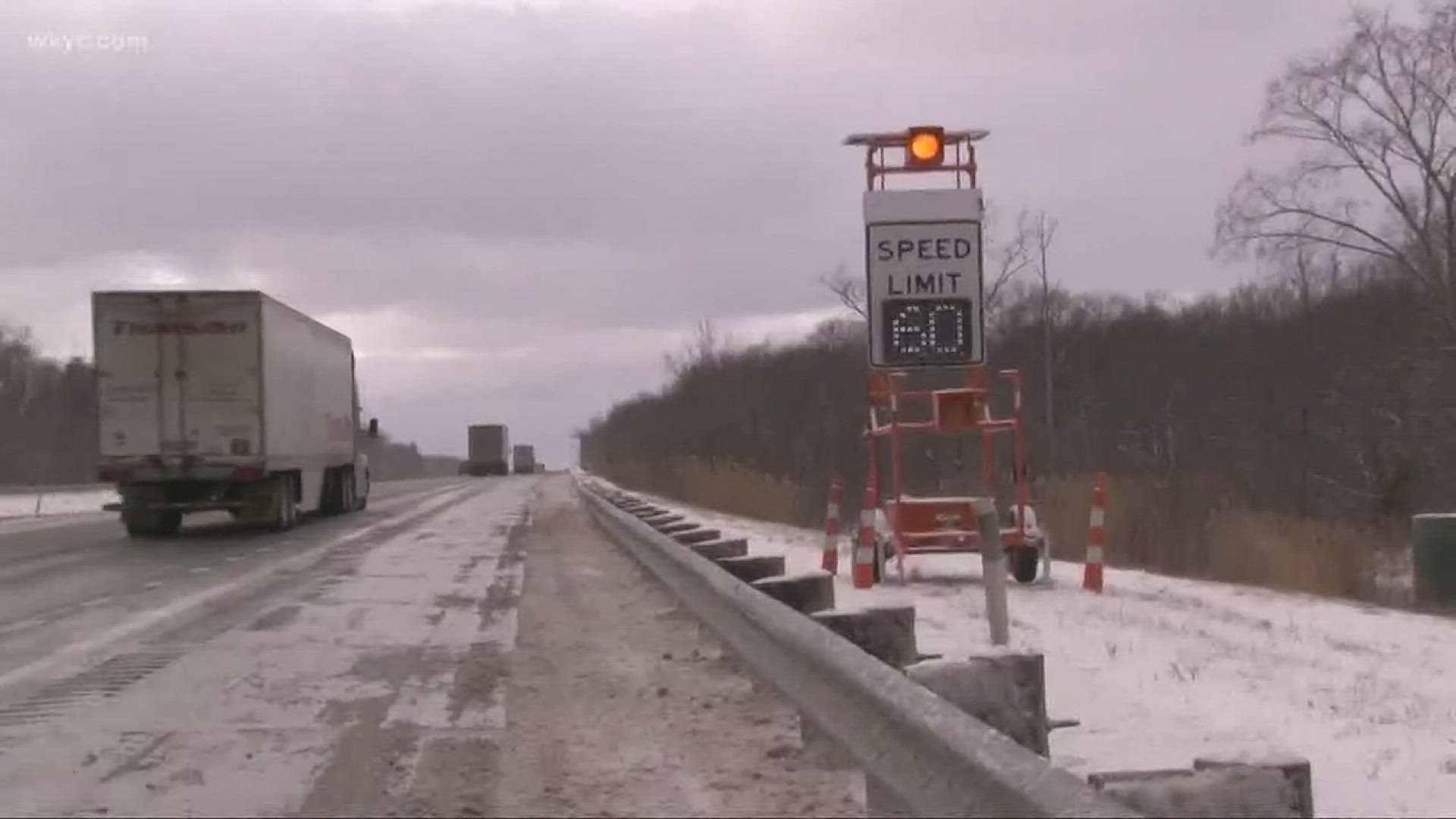 ODOT continues to regulate speed limits on I-90 near Vrooman Road