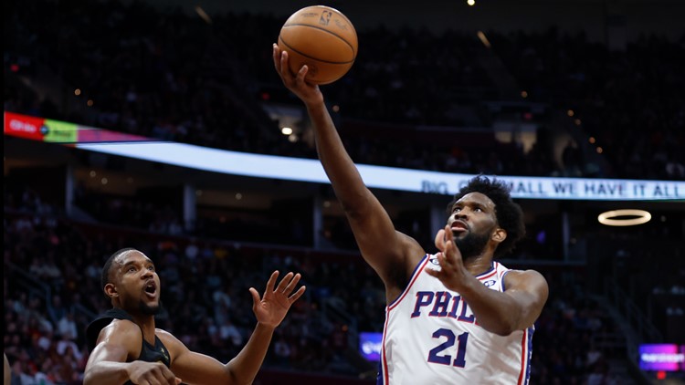 Joel Embiid has 36 points and 18 rebounds, Philadelphia 76ers top Cleveland Cavaliers 118-109