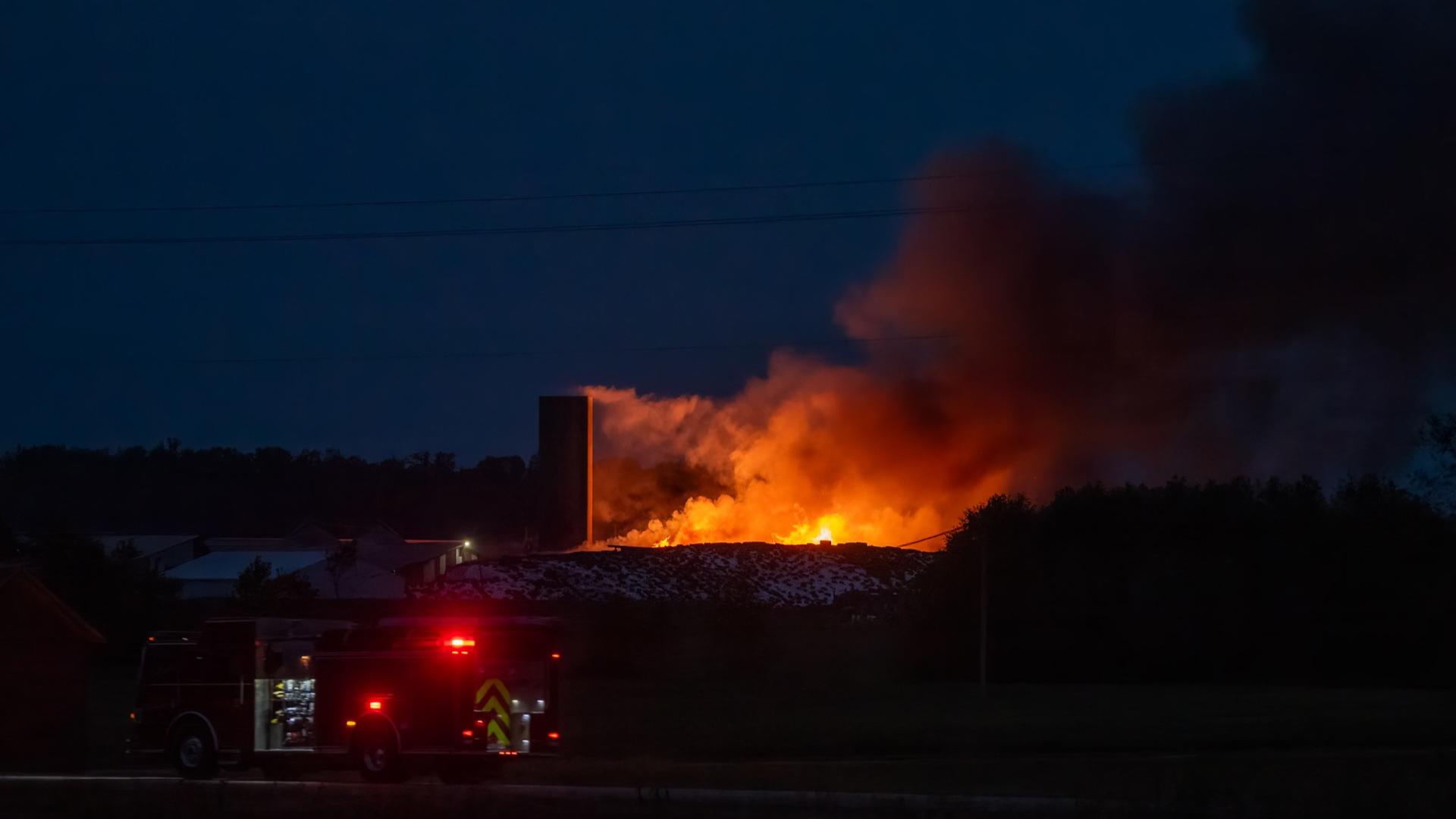 Fire at Comp Dairy Farm in Ashtabula County kills multiple cows | wkyc.com