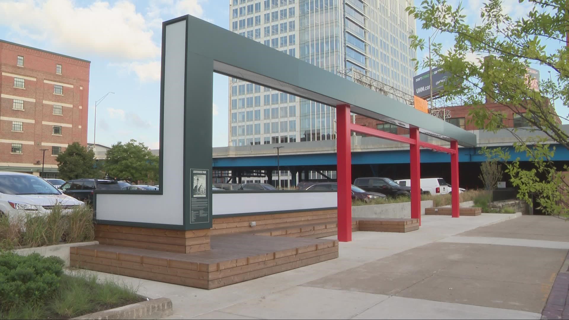 Downtown Cleveland is opening a brand new Pocket Park on West 9th Street.