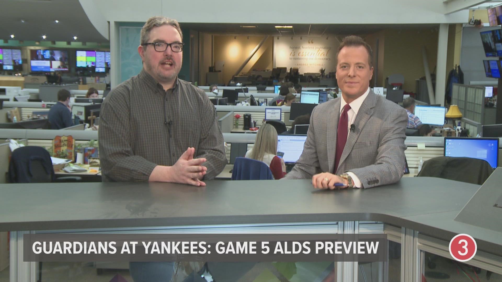 Nick Camino and Dave DeNatale have a preview of the Cleveland Guardians and New York Yankees Game 5 ALDS.