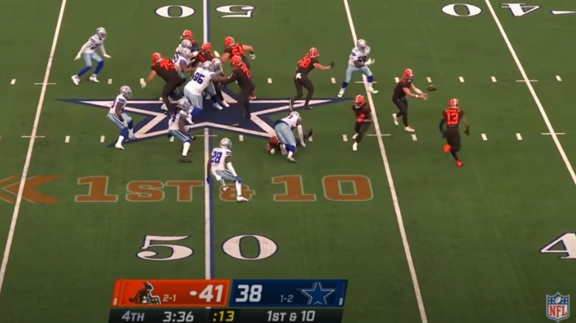 Watch Odell Beckham touchdown run to cap Browns-Cowboys game [VIDEO] -  DraftKings Network