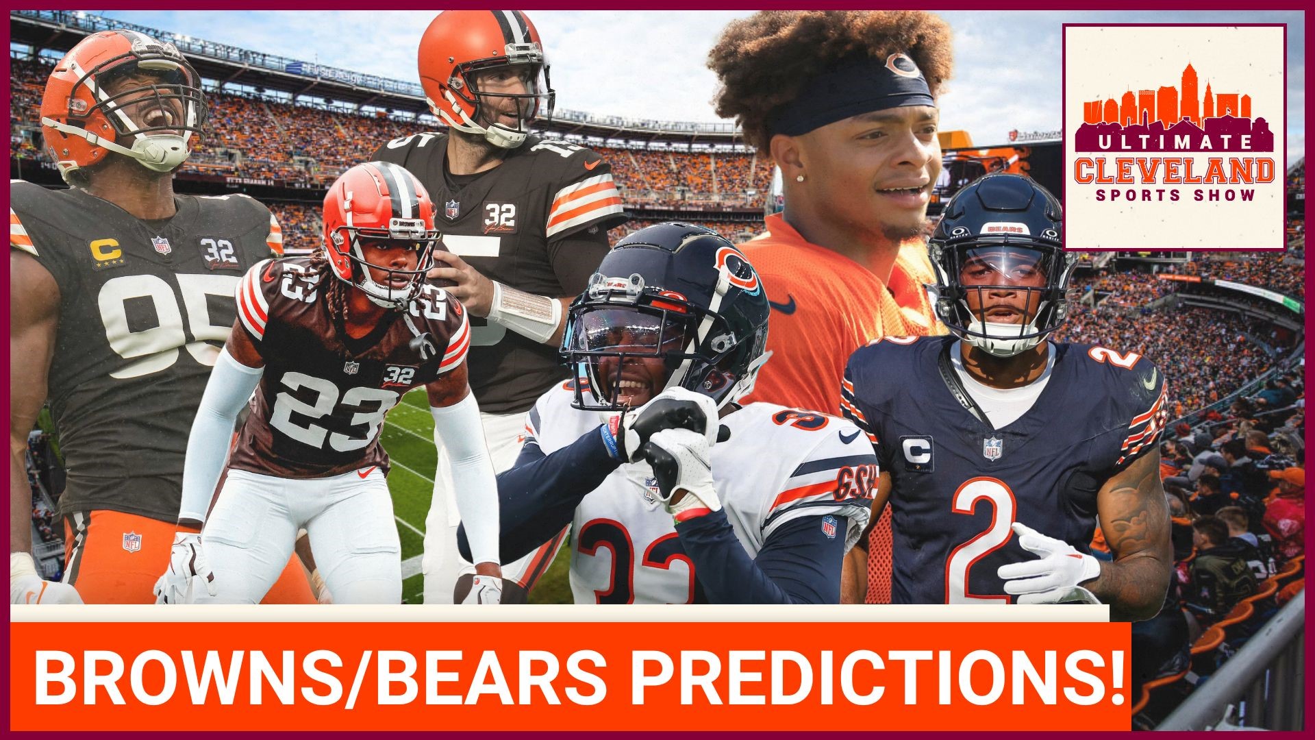 What will be the headline Monday morning after the Browns play the Bears on Sunday?