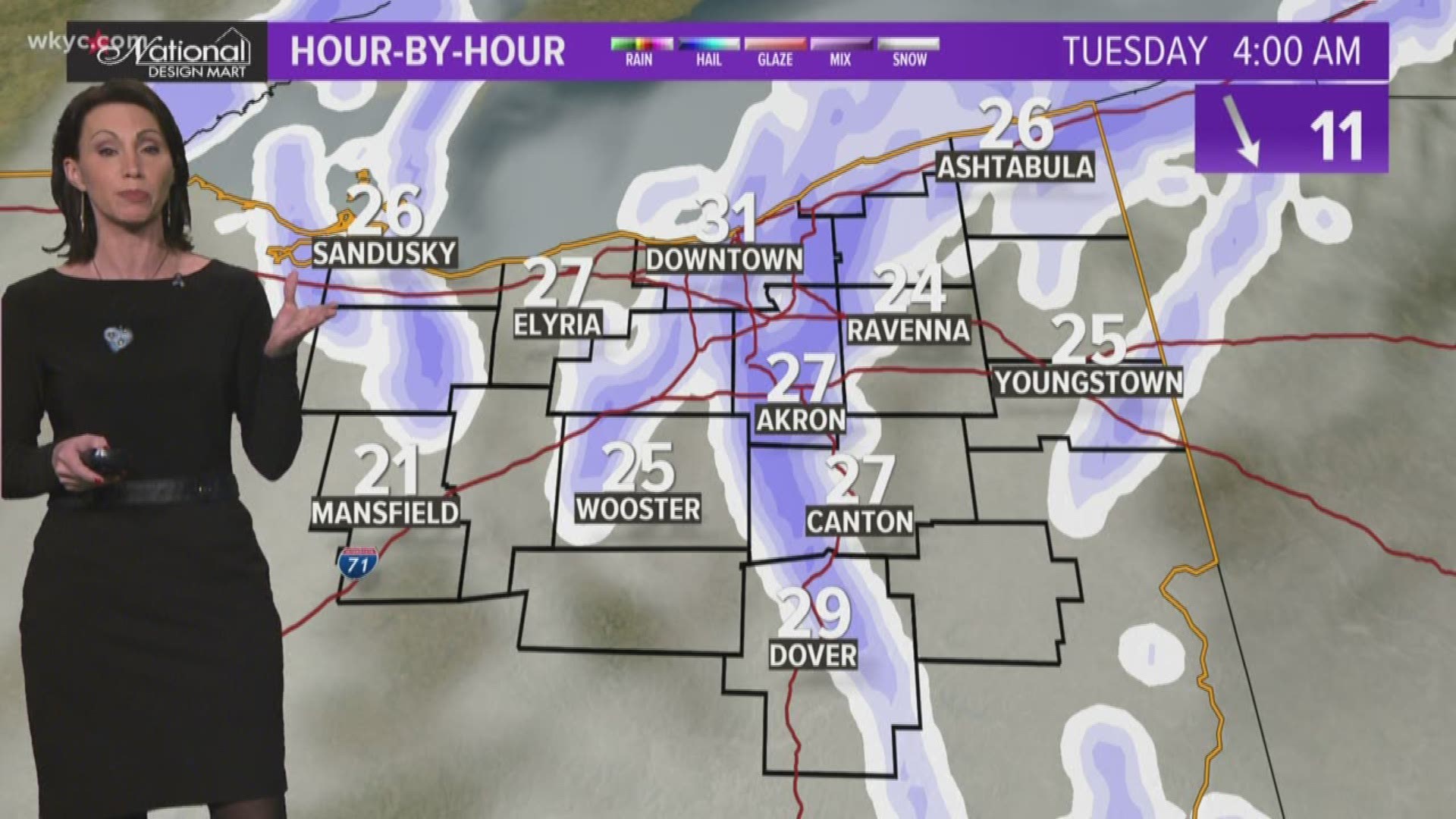 First Weather: Tracking snow across Northeast Ohio