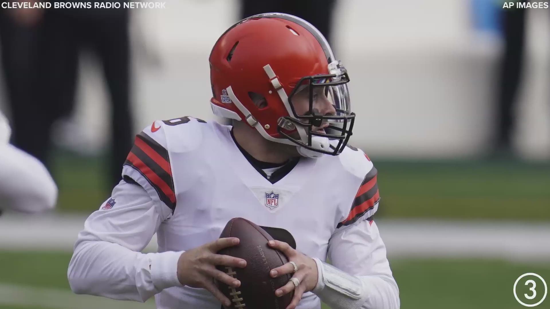Baker Mayfield gave the Cleveland Browns' a 24-20 lead over the Cincinnati Bengals with a fourth quarter touchdown pass to David Njoku.