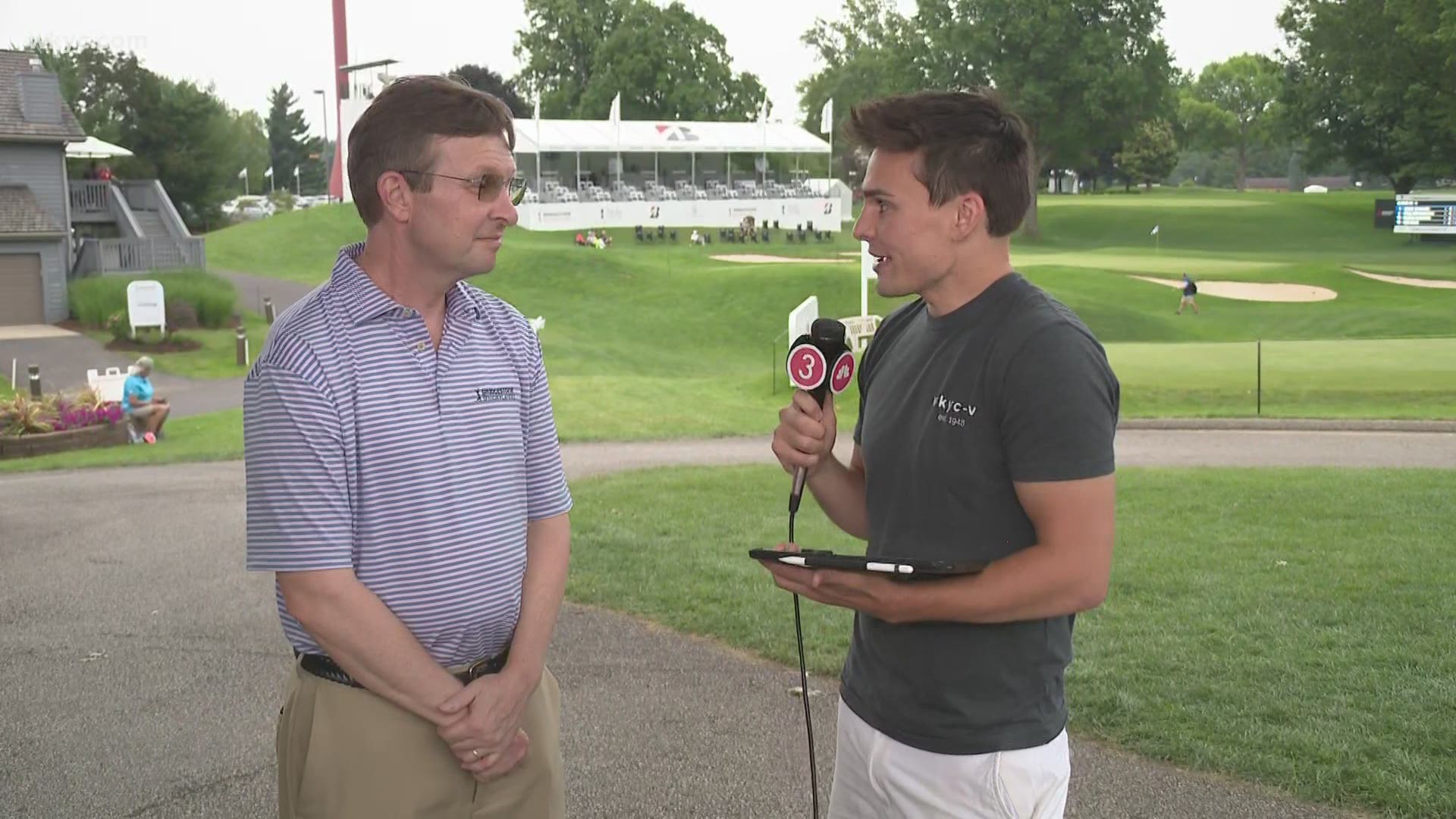 This weekend's event is being held at Firestone Country Club in Akron. Matt talks with event officials and checks this weekend's weather.