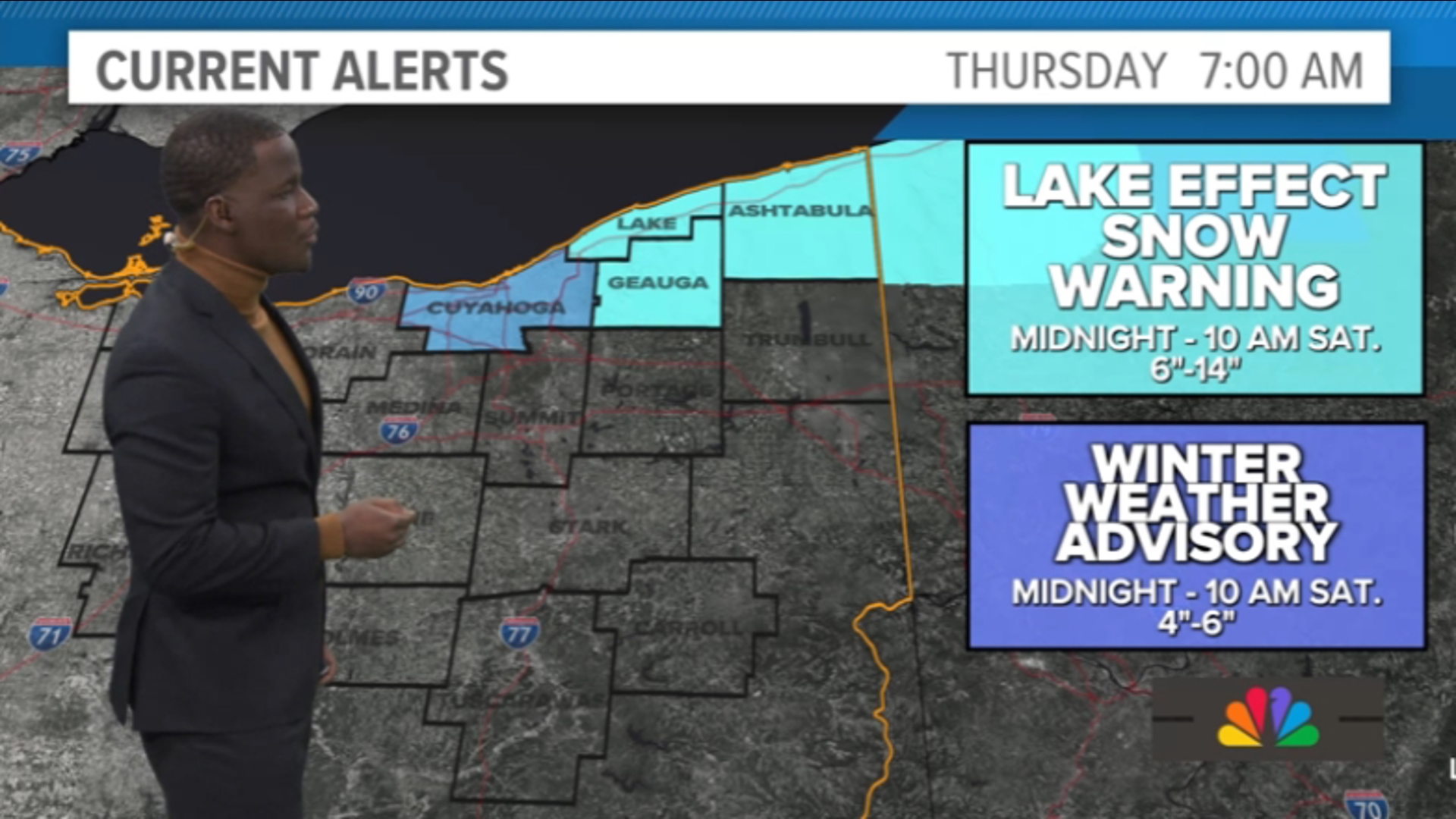 Cleveland area weather forecast: Days of lake effect snow in Northeast ...
