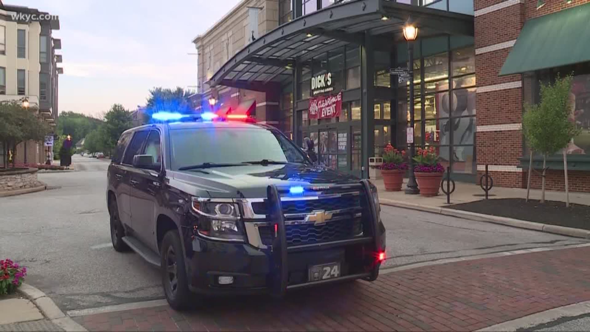 A 27-year-old Cleveland man is in custody on Friday night after an attempted robbery turned into a foot pursuit at Crocker Park in Westlake.