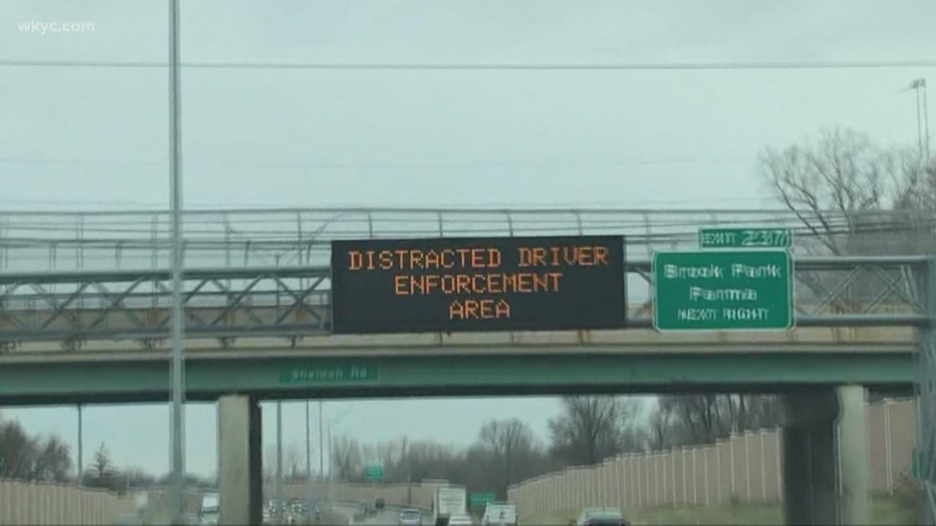 A new message went up on ODOT signs this week: “Distracted Driver Enforcement Area.” Are they checkpoints? Are there hidden cameras?