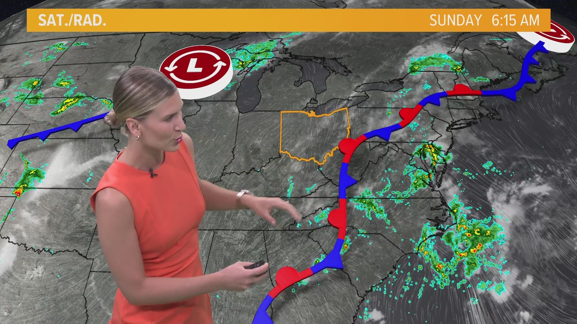 3News' Payton Domschke says there is a chance for rain during Sunday's Cleveland Browns season opener against the Bengals.