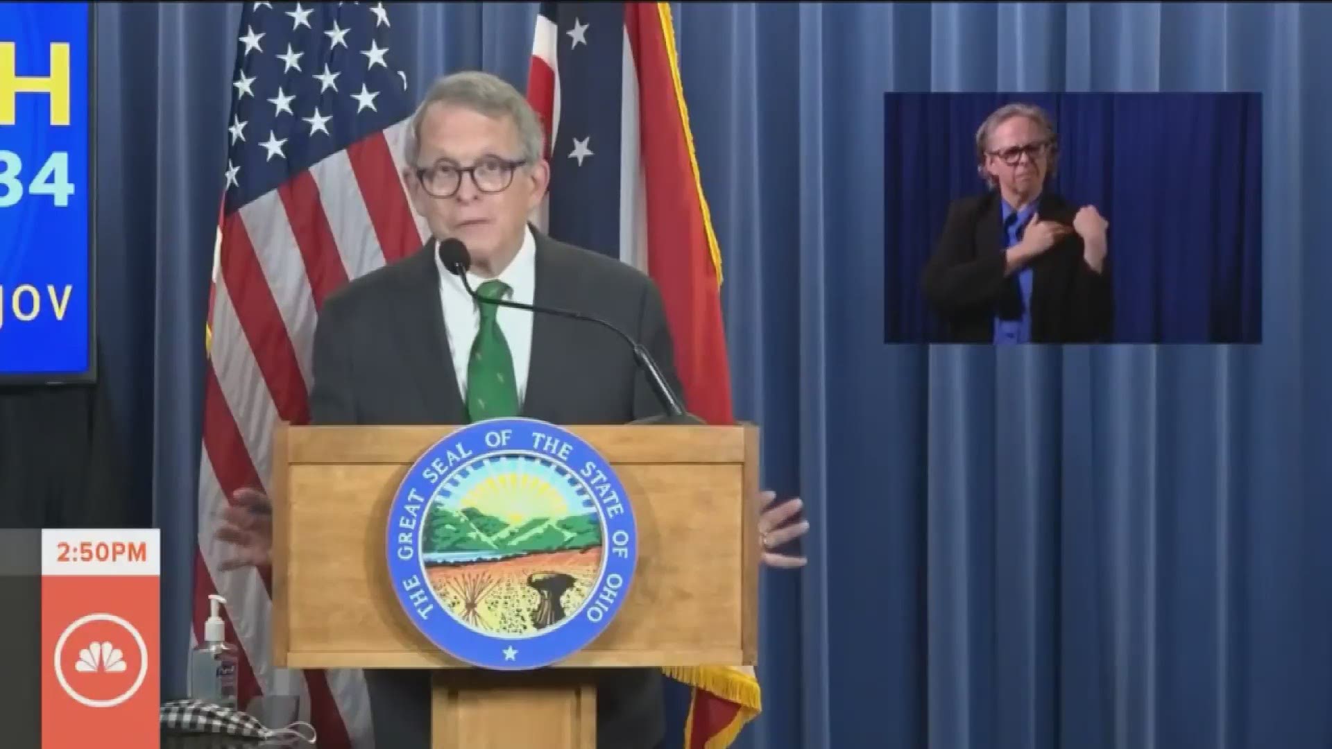 What would happen if Ohio sees an increase in new coronavirus cases? Ohio Gov. Mike DeWine was asked if he would pause the reopening process or reinstate closures.