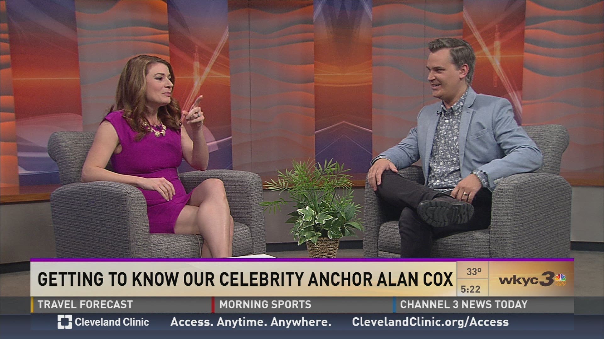 Celebrity Anchor Alan Cox